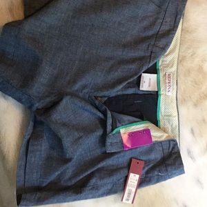 New cambri Jean material shorts. Never worn.